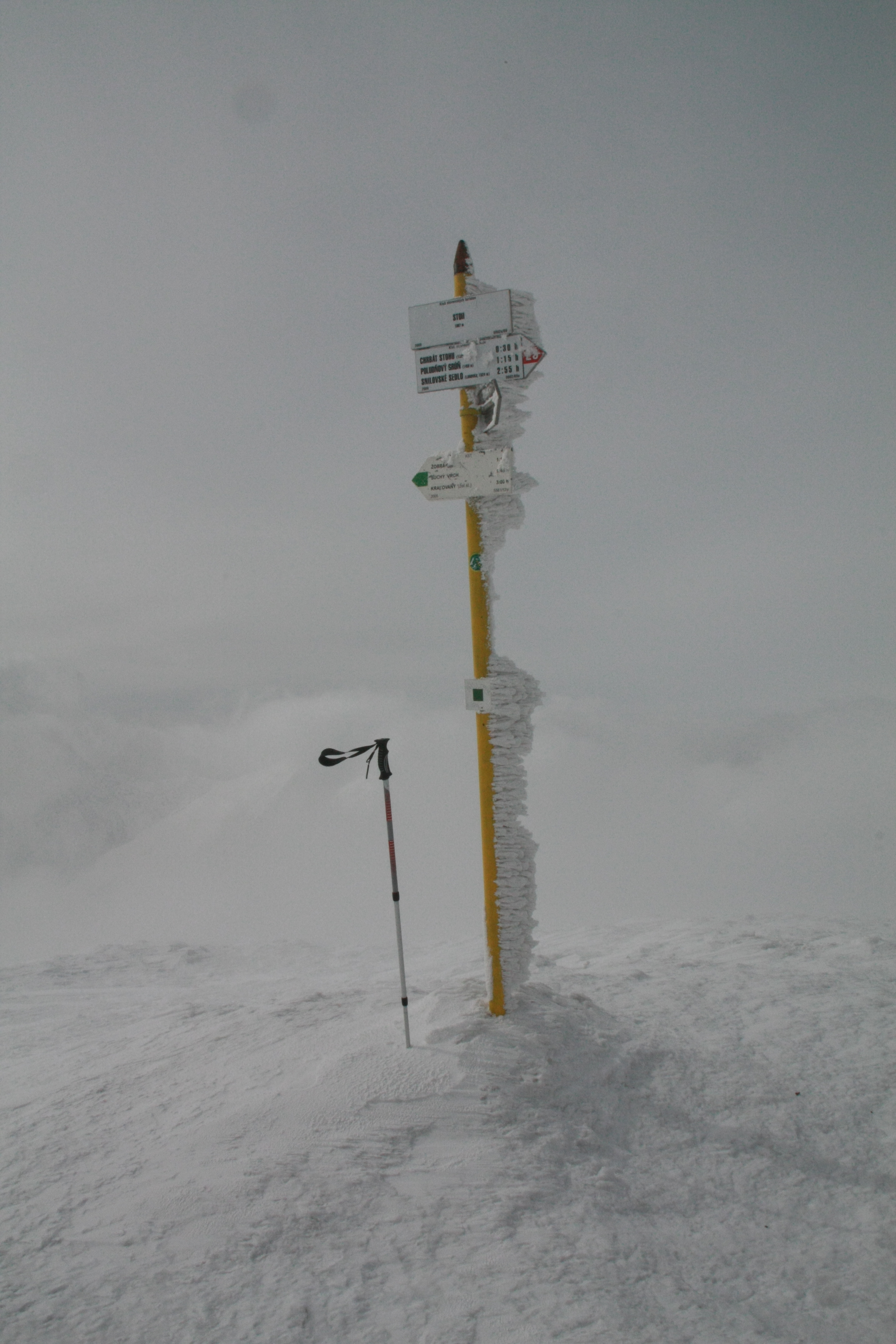Stoh v zime 1607.4 m.n.m.
